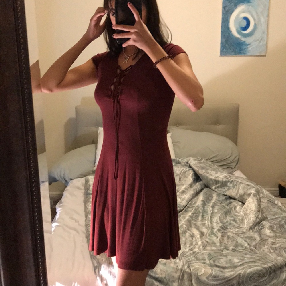 Maroon dress